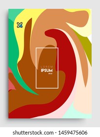 Modern abstract covers template. Cool gradient shapes composition, vector covers design.