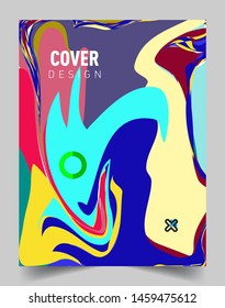 Modern abstract covers template. Cool gradient shapes composition, vector covers design.