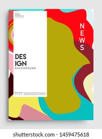Modern abstract covers template. Cool gradient shapes composition, vector covers design.