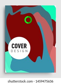 Modern abstract covers template. Cool gradient shapes composition, vector covers design.