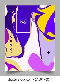 Modern abstract covers template. Cool gradient shapes composition, vector covers design.