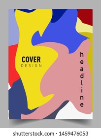 Modern abstract covers template. Cool gradient shapes composition, vector covers design.