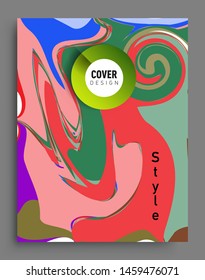 Modern abstract covers template. Cool gradient shapes composition, vector covers design.
