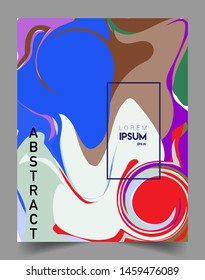 Modern abstract covers template. Cool gradient shapes composition, vector covers design.