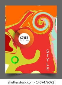 Modern abstract covers template. Cool gradient shapes composition, vector covers design.