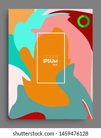Modern abstract covers template. Cool gradient shapes composition, vector covers design.