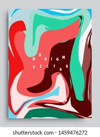 Modern abstract covers template. Cool gradient shapes composition, vector covers design.