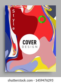 Modern abstract covers template. Cool gradient shapes composition, vector covers design.