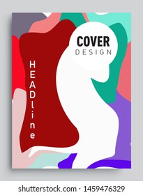 Modern abstract covers template. Cool gradient shapes composition, vector covers design.