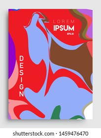Modern abstract covers template. Cool gradient shapes composition, vector covers design.