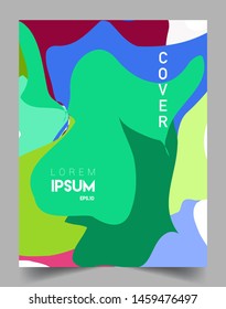 Modern abstract covers template. Cool gradient shapes composition, vector covers design.