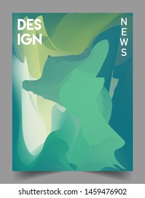 Modern abstract covers template. Cool gradient shapes composition, vector covers design.
