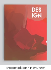Modern abstract covers template. Cool gradient shapes composition, vector covers design.