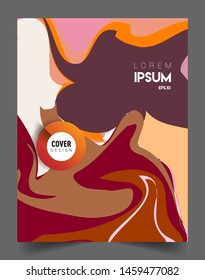 Modern abstract covers template. Cool gradient shapes composition, vector covers design.