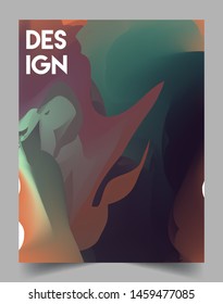Modern abstract covers template. Cool gradient shapes composition, vector covers design.