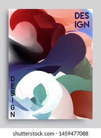 Modern abstract covers template. Cool gradient shapes composition, vector covers design.