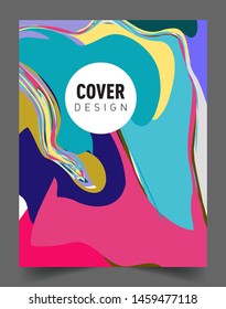 Modern abstract covers template. Cool gradient shapes composition, vector covers design.