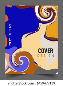 Modern abstract covers template. Cool gradient shapes composition, vector covers design.