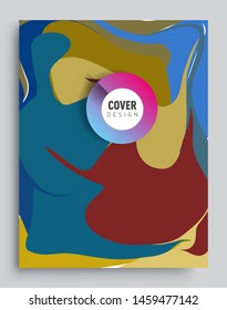 Modern abstract covers template. Cool gradient shapes composition, vector covers design.