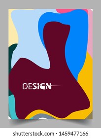 Modern abstract covers template. Cool gradient shapes composition, vector covers design.