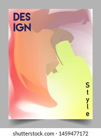 Modern abstract covers template. Cool gradient shapes composition, vector covers design.