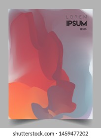 Modern abstract covers template. Cool gradient shapes composition, vector covers design.