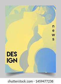 Modern abstract covers template. Cool gradient shapes composition, vector covers design.