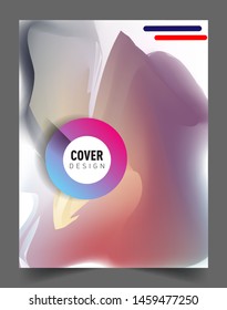 Modern abstract covers template. Cool gradient shapes composition, vector covers design.