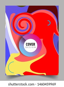 Modern abstract covers template. Cool gradient shapes composition, vector covers design.