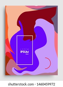 Modern abstract covers template. Cool gradient shapes composition, vector covers design.