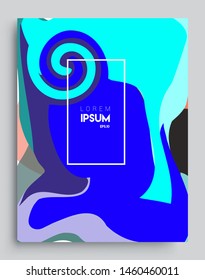 Modern abstract covers template. Cool gradient shapes composition, vector covers design.