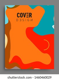 Modern abstract covers template. Cool gradient shapes composition, vector covers design.