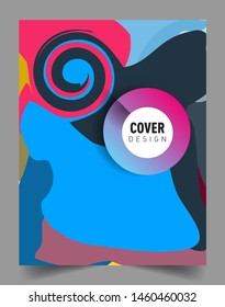Modern abstract covers template. Cool gradient shapes composition, vector covers design.