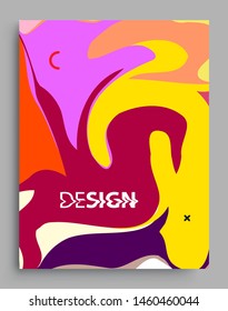 Modern abstract covers template. Cool gradient shapes composition, vector covers design.