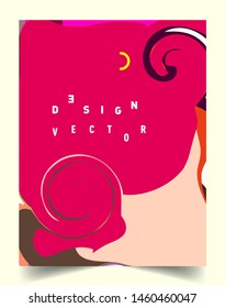 Modern abstract covers template. Cool gradient shapes composition, vector covers design.