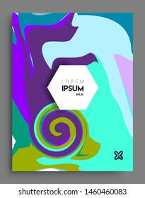 Modern abstract covers template. Cool gradient shapes composition, vector covers design.