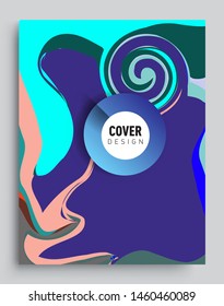 Modern abstract covers template. Cool gradient shapes composition, vector covers design.