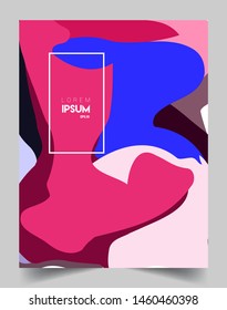 Modern abstract covers template. Cool gradient shapes composition, vector covers design.