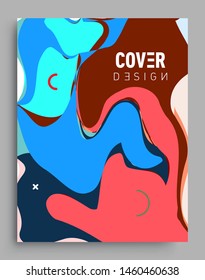 Modern abstract covers template. Cool gradient shapes composition, vector covers design.