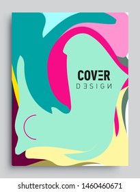 Modern abstract covers template. Cool gradient shapes composition, vector covers design.