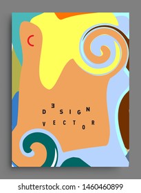 Modern abstract covers template. Cool gradient shapes composition, vector covers design.