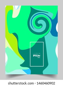 Modern abstract covers template. Cool gradient shapes composition, vector covers design.