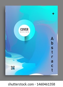 Modern abstract covers template. Cool gradient shapes composition, vector covers design.