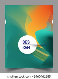 Modern abstract covers template. Cool gradient shapes composition, vector covers design.