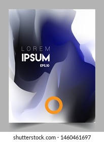 Modern abstract covers template. Cool gradient shapes composition, vector covers design.