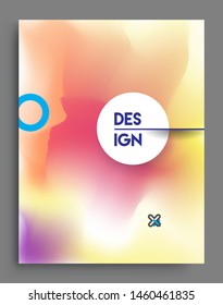 Modern abstract covers template. Cool gradient shapes composition, vector covers design.
