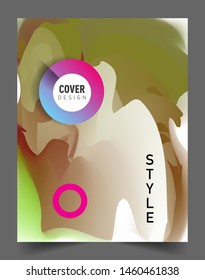Modern abstract covers template. Cool gradient shapes composition, vector covers design.