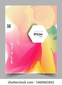 Modern abstract covers template. Cool gradient shapes composition, vector covers design.