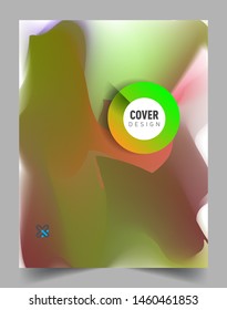 Modern abstract covers template. Cool gradient shapes composition, vector covers design.