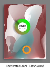 Modern abstract covers template. Cool gradient shapes composition, vector covers design.